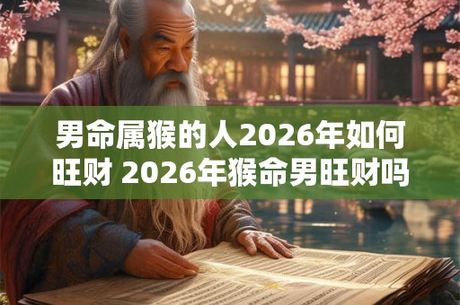 男命属猴的人2026年如何旺财 2026年猴命男旺财吗
