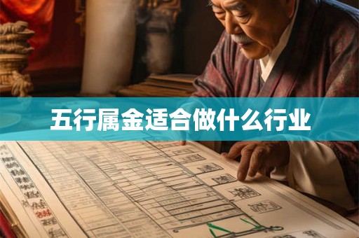 五行属金适合做什么行业
