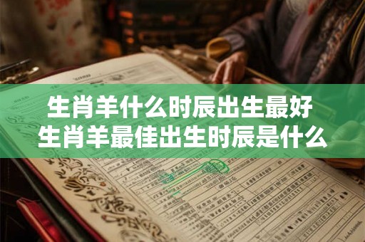 生肖羊什么时辰出生最好 生肖羊最佳出生时辰是什么