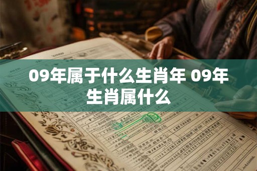 09年属于什么生肖年 09年生肖属什么