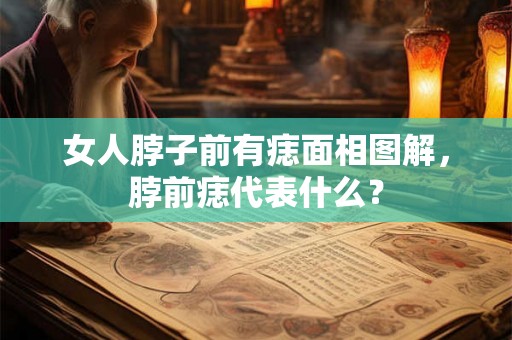 女人脖子前有痣面相图解,脖前痣代表什么? 女人脖子前有痣面相图解,脖前痣代表什么?
