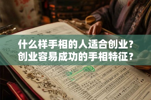 什么样手相的人适合创业?创业容易成功的手相特征? 什么样手相的人适合创业?创业容易成功的手相特征?