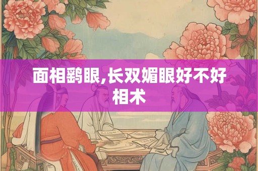 面相鹞眼,长双媚眼好不好相术