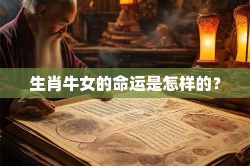 生肖牛女的命运是怎样的？