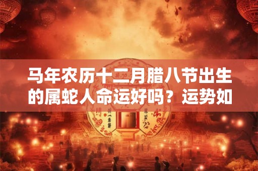 马年农历十二月腊八节出生的属蛇人命运好吗？运势如何？