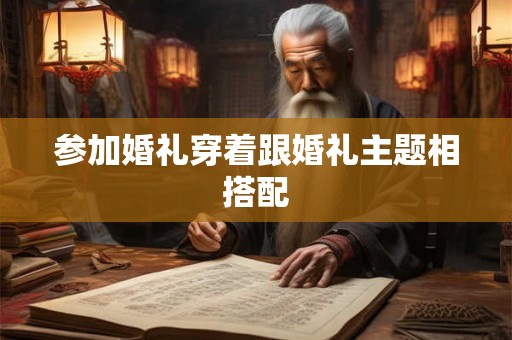 参加婚礼穿着跟婚礼主题相搭配