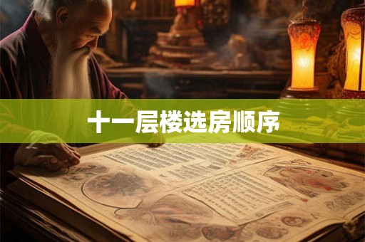 十一层楼选房顺序