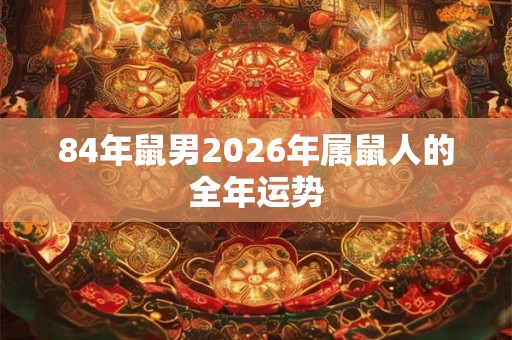 84年鼠男2026年属鼠人的全年运势