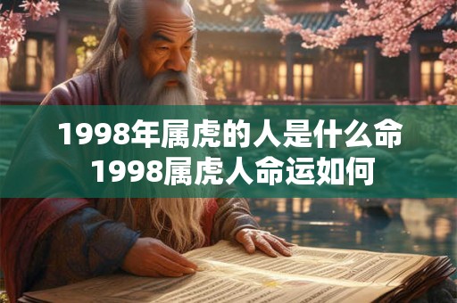 1998年属虎的人是什么命 1998属虎人命运如何