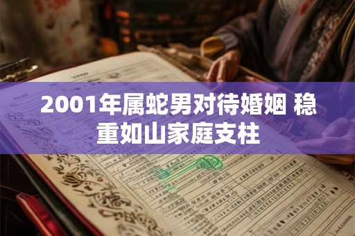 2001年属蛇男对待婚姻 稳重如山家庭支柱