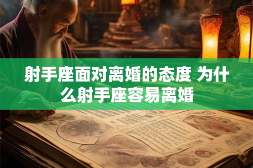 射手座面对离婚的态度 为什么射手座容易离婚