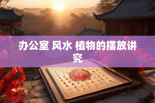办公室 风水 植物的摆放讲究 办公室 风水 植物的摆放讲究