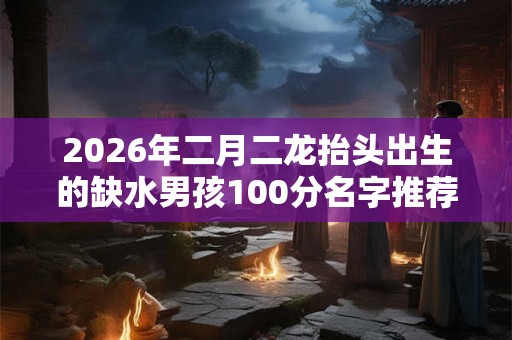 2026年二月二龙抬头出生的缺水男孩100分名字推荐 2026年二月二龙抬头出生的缺水男孩100分名字推荐
