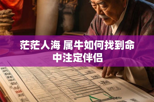 茫茫人海 属牛如何找到命中注定伴侣 茫茫人海 属牛如何找到命中注定伴侣