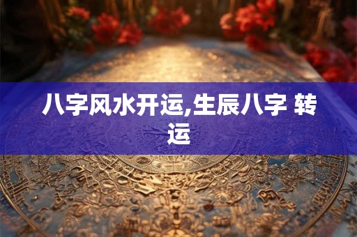 八字风水开运,生辰八字 转运
