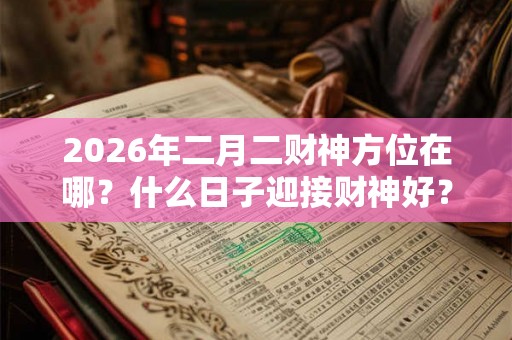 2026年二月二财神方位在哪？什么日子迎接财神好？