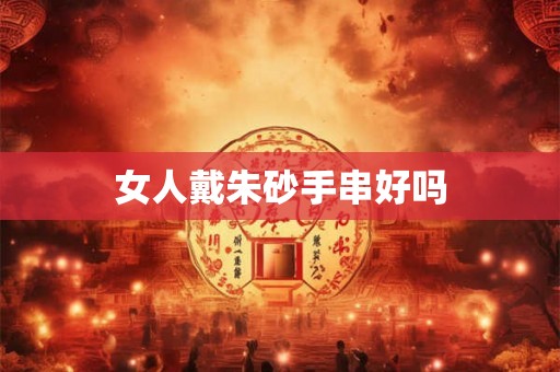 女人戴朱砂手串好吗 女人戴朱砂手串好吗