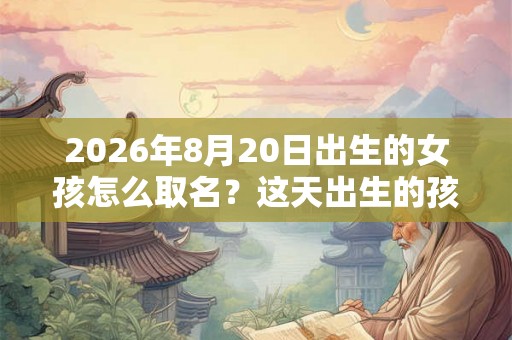 2026年8月20日出生的女孩怎么取名？这天出生的孩子好吗？