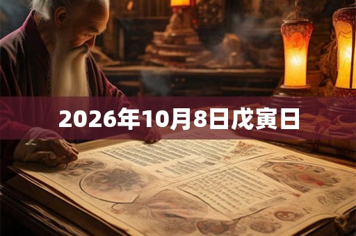 2026年10月8日戊寅日
