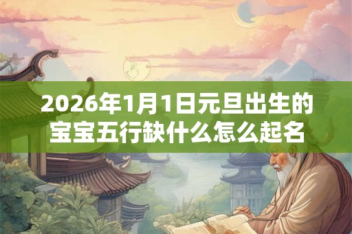 2026年1月1日元旦出生的宝宝五行缺什么怎么起名