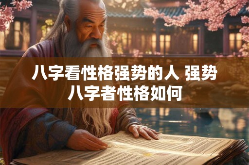 八字看性格强势的人 强势八字者性格如何 八字看性格强势的人 强势八字者性格如何