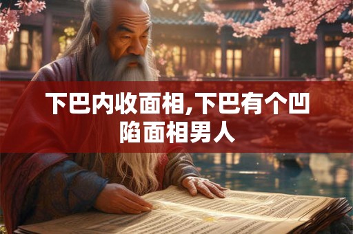 下巴内收面相,下巴有个凹陷面相男人