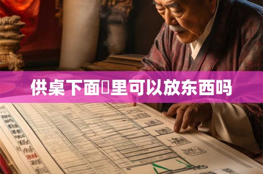 供桌下面栕里可以放东西吗