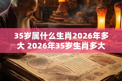 35岁属什么生肖2026年多大 2026年35岁生肖多大