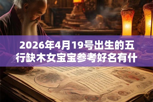 2026年4月19号出生的五行缺木女宝宝参考好名有什么