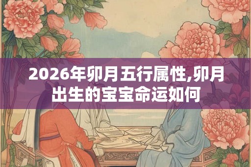 2026年卯月五行属性,卯月出生的宝宝命运如何