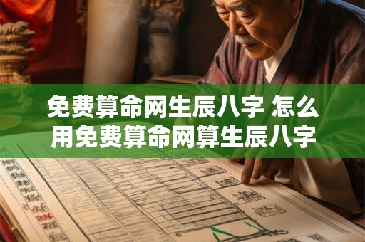 免费算命网生辰八字 怎么用免费算命网算生辰八字 免费算命网生辰八字 怎么用免费算命网算生辰八字