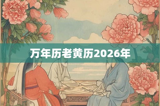 万年历老黄历2026年