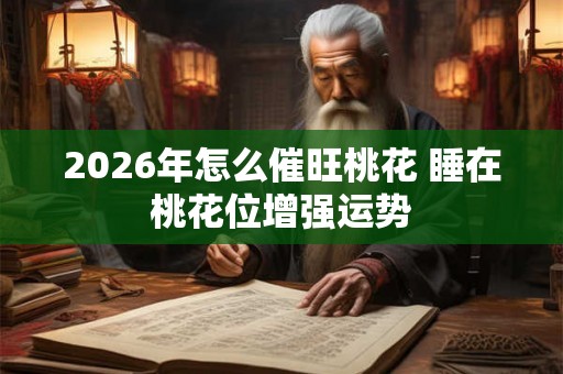 2026年怎么催旺桃花 睡在桃花位增强运势