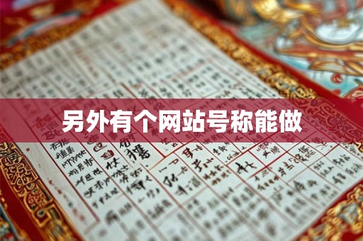 另外有个网站号称能做