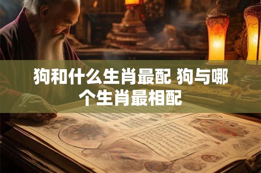 狗和什么生肖最配 狗与哪个生肖最相配