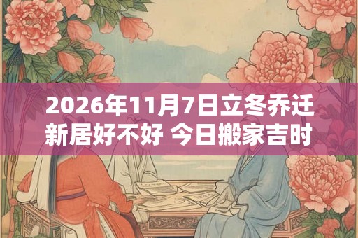 2026年11月7日立冬乔迁新居好不好 今日搬家吉时