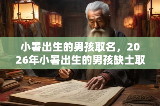 小暑出生的男孩取名，2026年小暑出生的男孩缺土取名