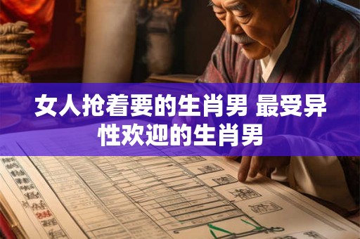女人抢着要的生肖男 最受异性欢迎的生肖男 女人抢着要的生肖男 最受异性欢迎的生肖男