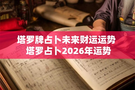 塔罗牌占卜未来财运运势  塔罗占卜2026年运势