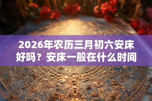 2026年农历三月初六安床好吗?安床一般在什么时间? 2026年农历三月初六安床好吗?安床一般在什么时间?