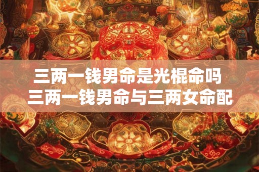 三两一钱男命是光棍命吗 三两一钱男命与三两女命配吗