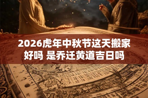 2026虎年中秋节这天搬家好吗 是乔迁黄道吉日吗