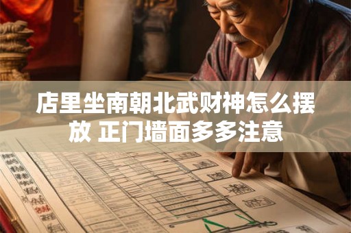 店里坐南朝北武财神怎么摆放 正门墙面多多注意