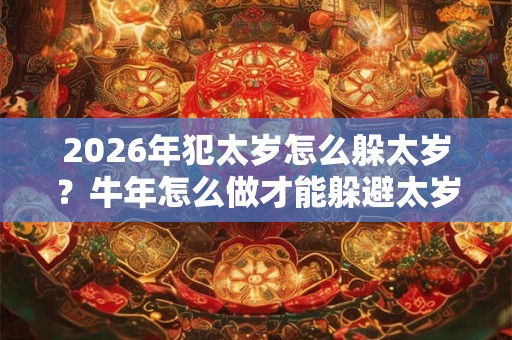 2026年犯太岁怎么躲太岁？牛年怎么做才能躲避太岁？