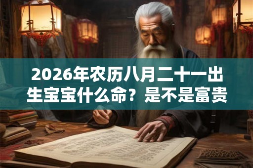 2026年农历八月二十一出生宝宝什么命？是不是富贵命？