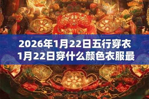 2026年1月22日五行穿衣 1月22日穿什么颜色衣服最旺运