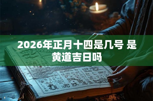 2026年正月十四是几号 是黄道吉日吗