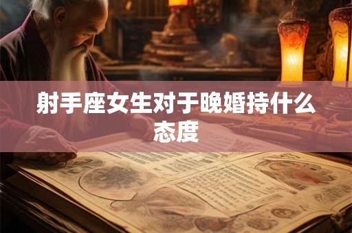 射手座女生对于晚婚持什么态度
