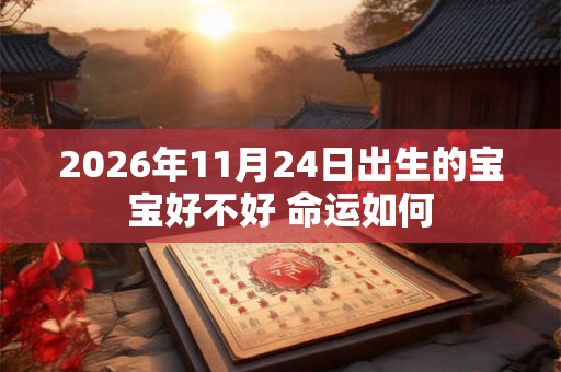 2026年11月24日出生的宝宝好不好 命运如何