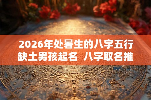 2026年处暑生的八字五行缺土男孩起名 八字取名推荐 2026年处暑生的八字五行缺土男孩起名 八字取名推荐